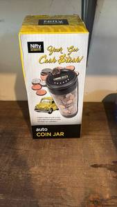 lot 51911 image: Nifty Automotive Digital Coin Jar with LCD Display - Retail $15
