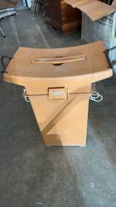 lot 51918 image: Sport Seat Fishing Seat with Built-In TackleTool Box  - Retail $75