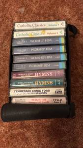 lot 51961 image: Religious Music Cassette Tape Collection with Case - Retail $15