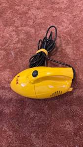 lot 51970 image: Teeny Tiny Tank Yellow Handheld Vacuum Cleaner - Retail $15