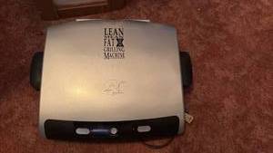 lot 51994 image: George Foreman Lean Mean Fat Grilling Machine Electric Indoor Grill - Retail $25