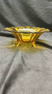 lot 748 image: Depression Era Yellow Glass Bowl Set