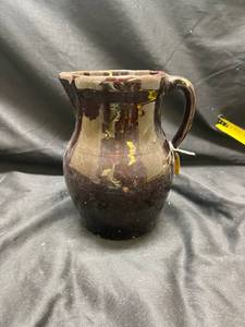 lot 766 image: Handmade Crock Pitcher