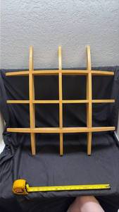 lot 799 image: Wood Display Shelf Unit
