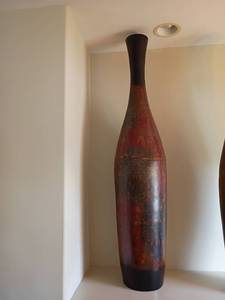 lot 913 image: 69in. Tall Decorative Vase