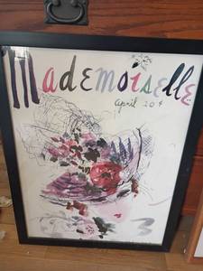 lot 929 image: Framed Wall Decor.  26 x 20