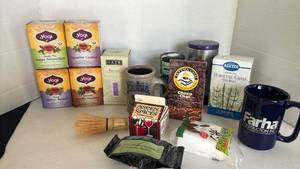 lot 1218 image: Tea and Hot Beverage with Mugs and more