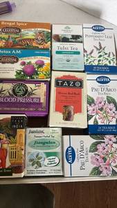 lot 1220 image: Assorted Herbal Tea Collection Mixed Brands
