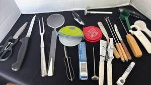lot 1236 image: Mixed Kitchen Utensils and Tool Collection