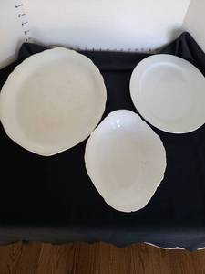 lot 1248 image: 2 oval platters and a bowl.