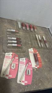 lot 1415 image: ELF Cosmetics Makeup Bundle - Lip Gloss, Liners, and plumpers