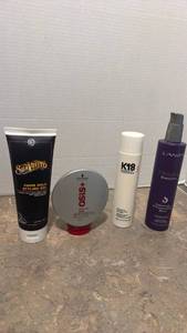 lot 1421 image: Professional Hair Styling Product Bundle - Suavecito, K18, OSIS, LANZA