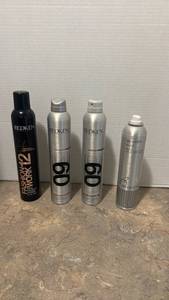 lot 1427 image: Professional Hairspray Collection Bundle - Redken and Brocato