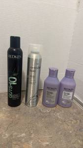 lot 1437 image: Professional Hair Care Bundle - Redken Shampoo Conditioner and Styling Products