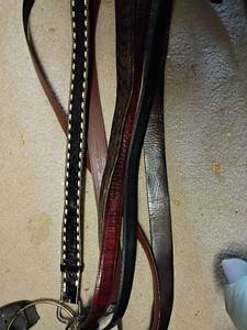 lot 1612 image: Mens Belts and a Buckle .   Size 42