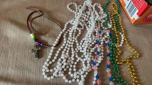 lot 1934 image: Assorted Bead Necklace Collection with Tassel Pendant