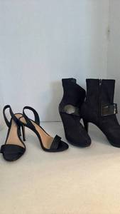 lot 1557 image: Gianni Bini heels and BCB Girls ankle boots size 8.5