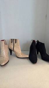 lot 1561 image: Donald J Pliner ankle boots size 8.5
