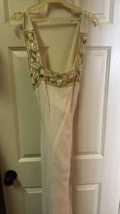 lot 1568 image: Blondie and Me Evening Dress with Beaded Neckline