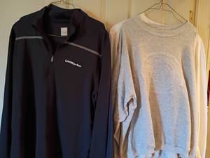 lot 1633 image: Mens Long Sleeve Shirts.  Size XL