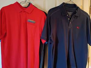 lot 1637 image: Mens Polo Shirts.  Size Large
