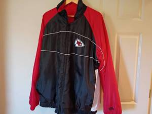lot 1652 image: KC Chiefs NFL Reversible Jacket.  Size 2X