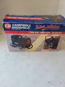 lot 3011 image: Campbell Hausfeld 12 Volt Inflator 300 PSI
