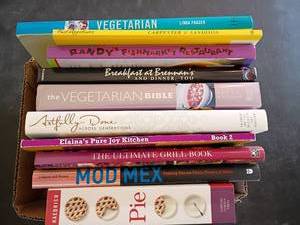 lot 3425 image: Books.  Cookbooks