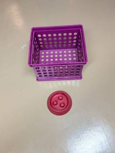 lot 20 image: Pet Slow Feeder Bowl and Storage Crate Set