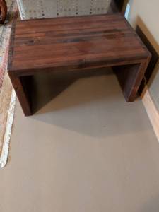 lot 47 image: Solid Wood End Table