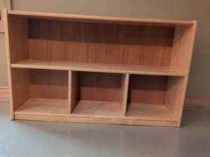 lot 54 image: Wood Cabinet with Multiple Compartments