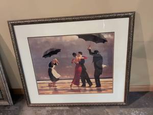 lot 86 image: The Singing Butler Framed Print by Jack Vettriano