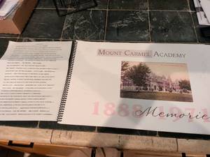 lot 165 image: Mount Carmel Academy 1889 Memories Yearbook