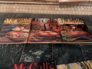 lot 213 image: McCalls Cookbook Collection Set 1 through 4 missing number 5, 8 through 18