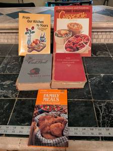 lot 214 image: Classic Cookbook Collection Set of 5 Recipe Books