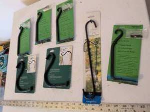 lot 261 image: Garden Plant Hanging Brackets and Hooks Set