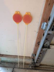 lot 313 image: Orange Traffic Safety reflector signs
