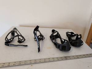 lot 346 image: Yaktrax Ice Cleats and Shoe Traction Devices Set