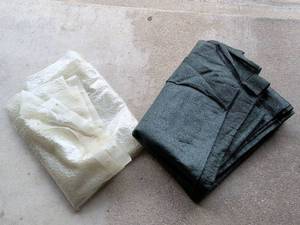 lot 356 image: Shade screen and plastic cover