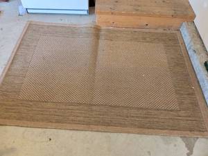 lot 400 image: Safavieh Courtyard Natural Gold Woven Area Rug CY3807