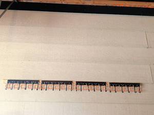 lot 414 image: Tool Hanger Rail with Multiple Tool Clips