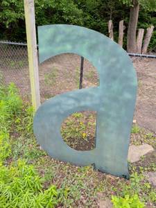 lot 461 image: Large Metal Letter Signage