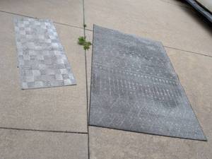 lot 484 image: BODRUM Area Rugs Set Grey Patterned Indoor Runners