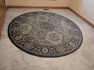 lot 496 image: Madison 7 X 10 Round Dark Gray Dark Gray Rug
