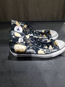 lot 3361 image: Converse All Star Chuck Taylor Halloween Spider Web Sneakers Size 11