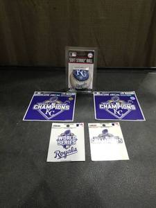 lot 3392 image: Kansas City Royals 2015 World Series Champions Memorabilia Collection