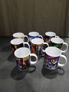 lot 3406 image: LOT OF RANDOM STAR WAR COFFEE MUGS