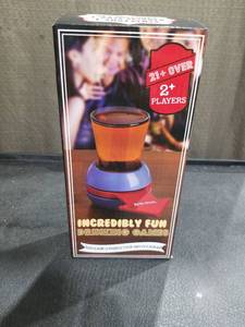 lot 3410 image: Spin the Shot Drinking Game with Base and Glass