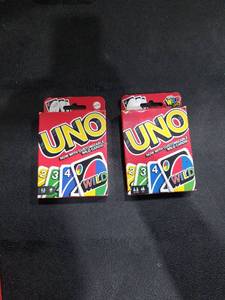 lot 3419 image: UNO Card Game with Customizable Wild Cards