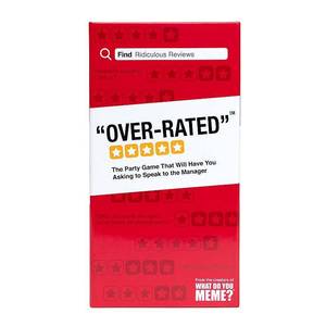 lot 3477 image: Over-Rated - Adult Party Game by What Do You Meme New